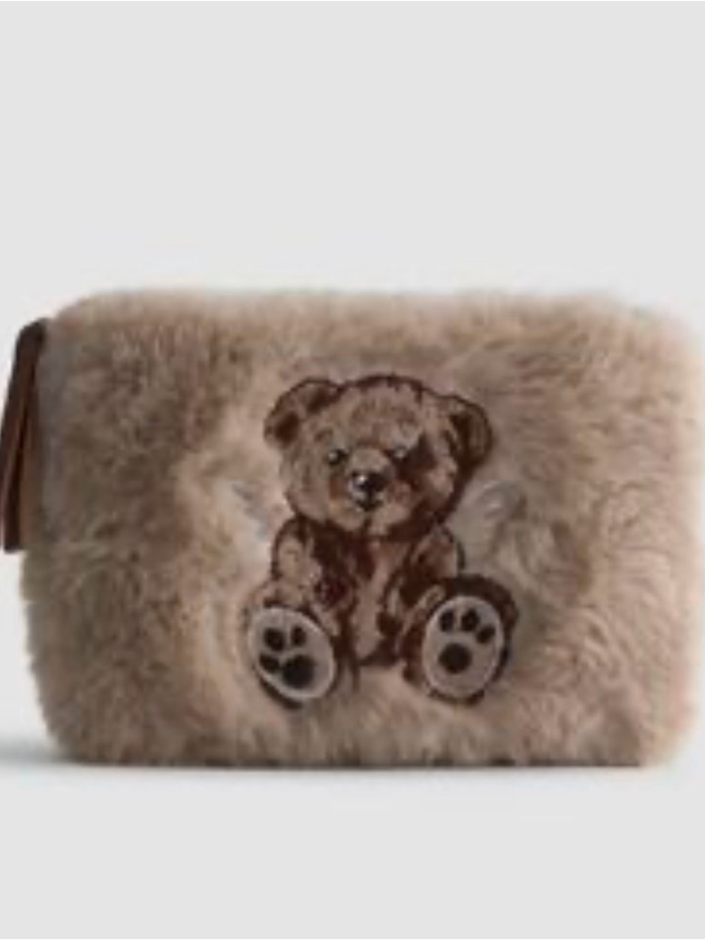 Primark faux fur coin purse